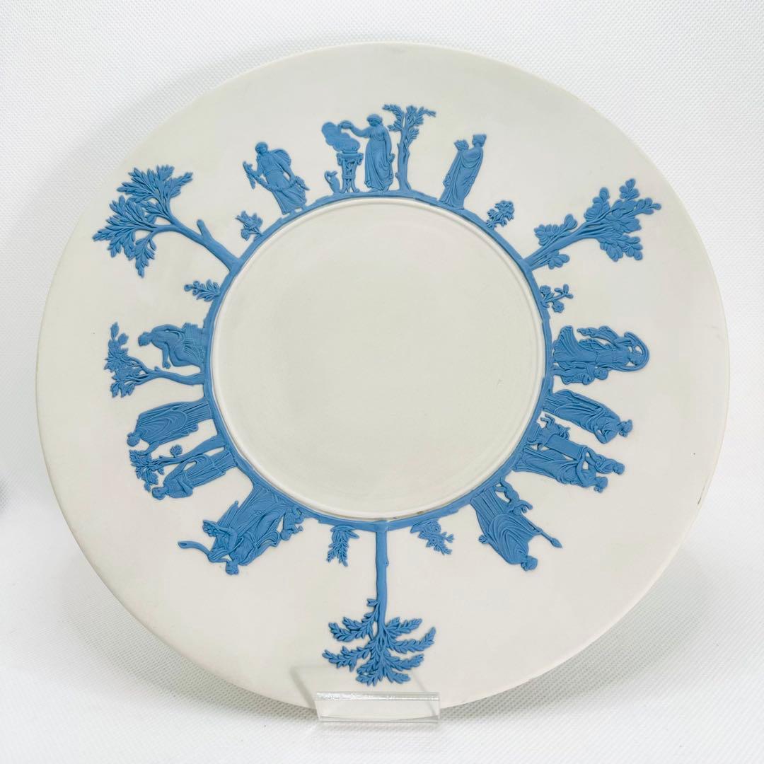 ウェッジウッド ジャスパー プレート ペールブルー 24cm