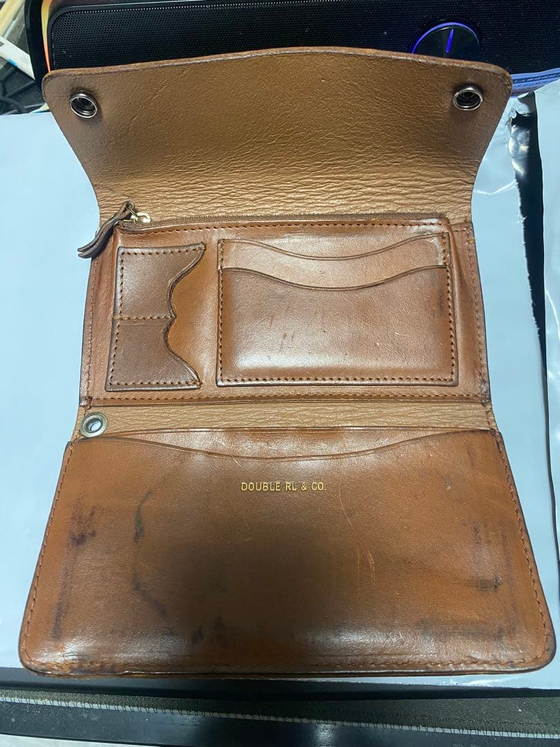 DOUBLE RL & CO コンチョトラッカーウォレット