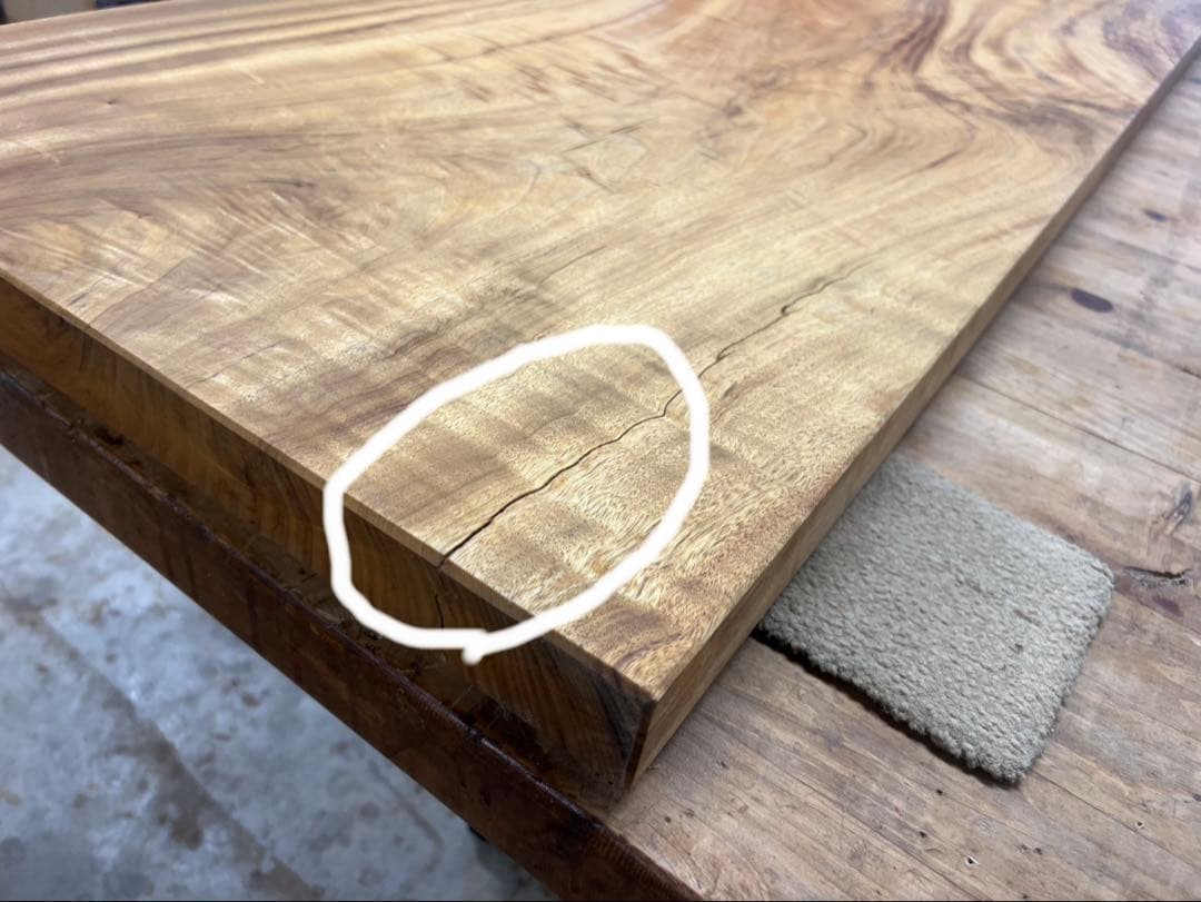 ✳️鹿児島県産楠一枚板天板、カウンター材加工済♦︎レジン、チギリ、ESHA塗装