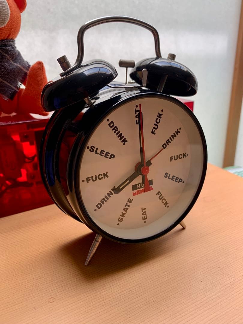 ☆【限定】HUF × SKATE MENTAL ALARM CLOCK