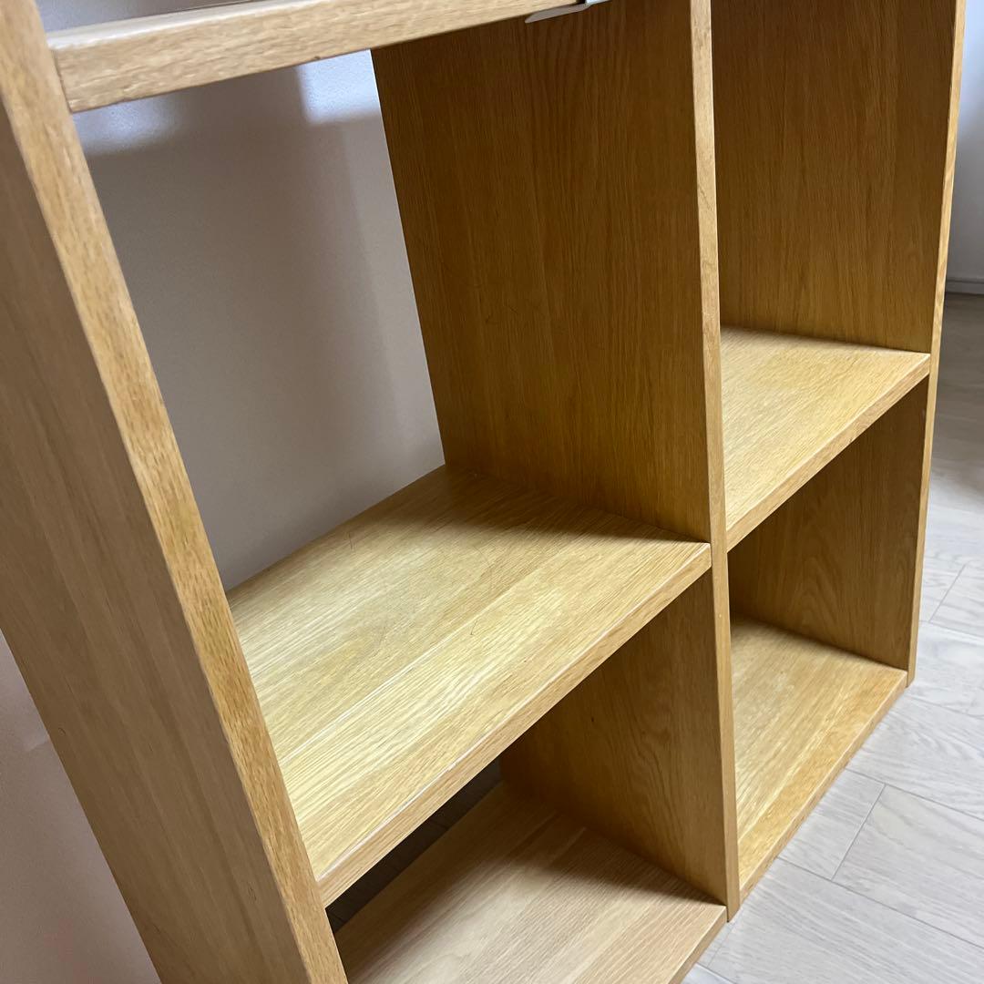 無印良品　スタッキングシェルフ　【ブックエンド付き】　2列×3段