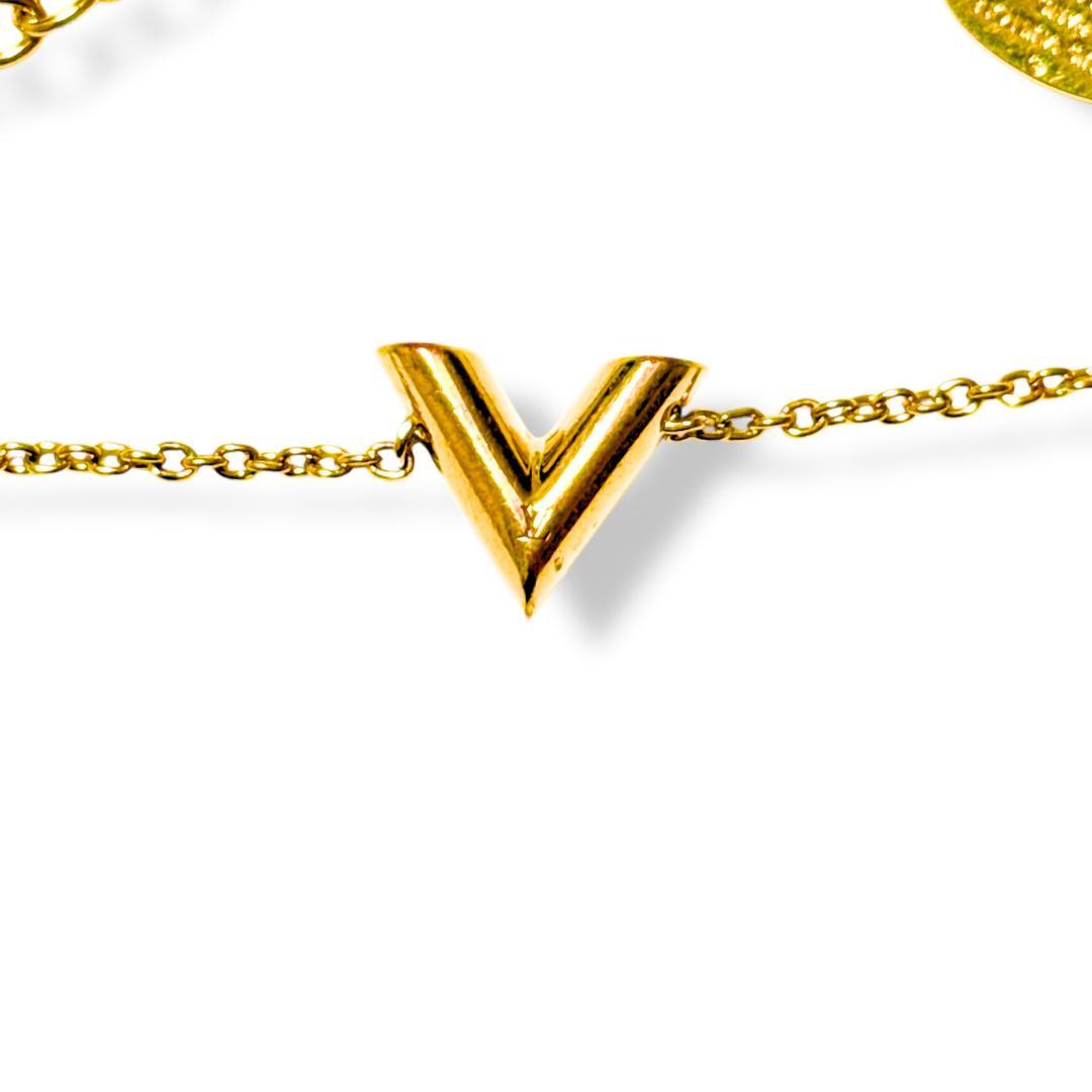 【美品】LOUIS VUITTON エッセンシャルV ブレスレット LV