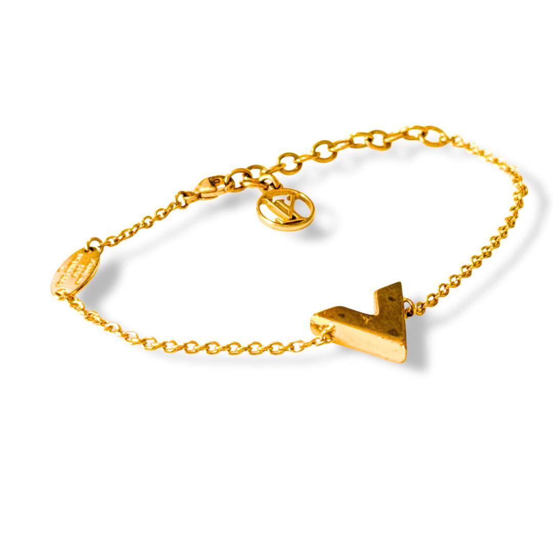 【美品】LOUIS VUITTON エッセンシャルV ブレスレット LV