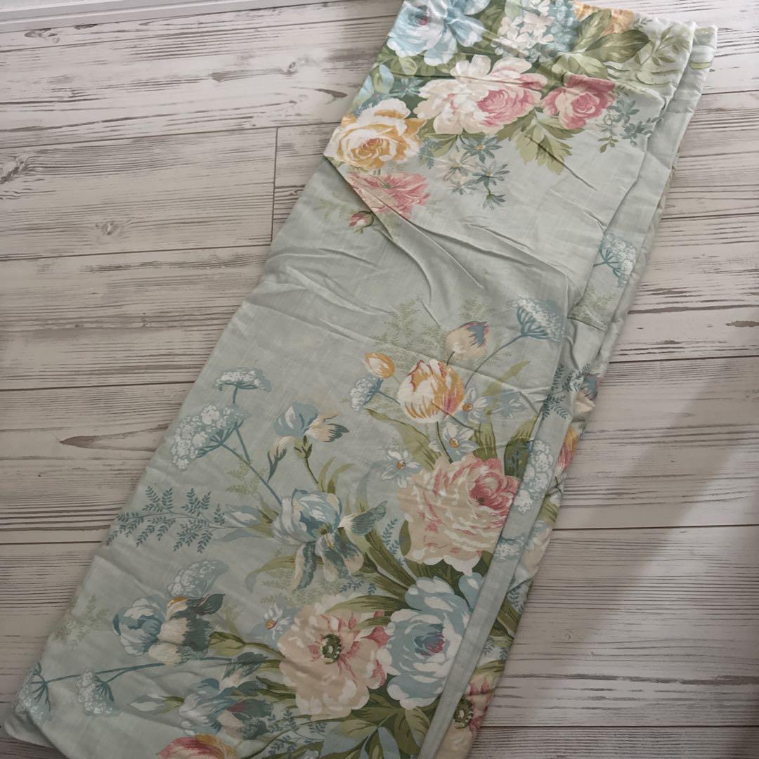 ローラアシュレイ　掛け布団カバー　チャールベリー　ダックエッグ　ダブル