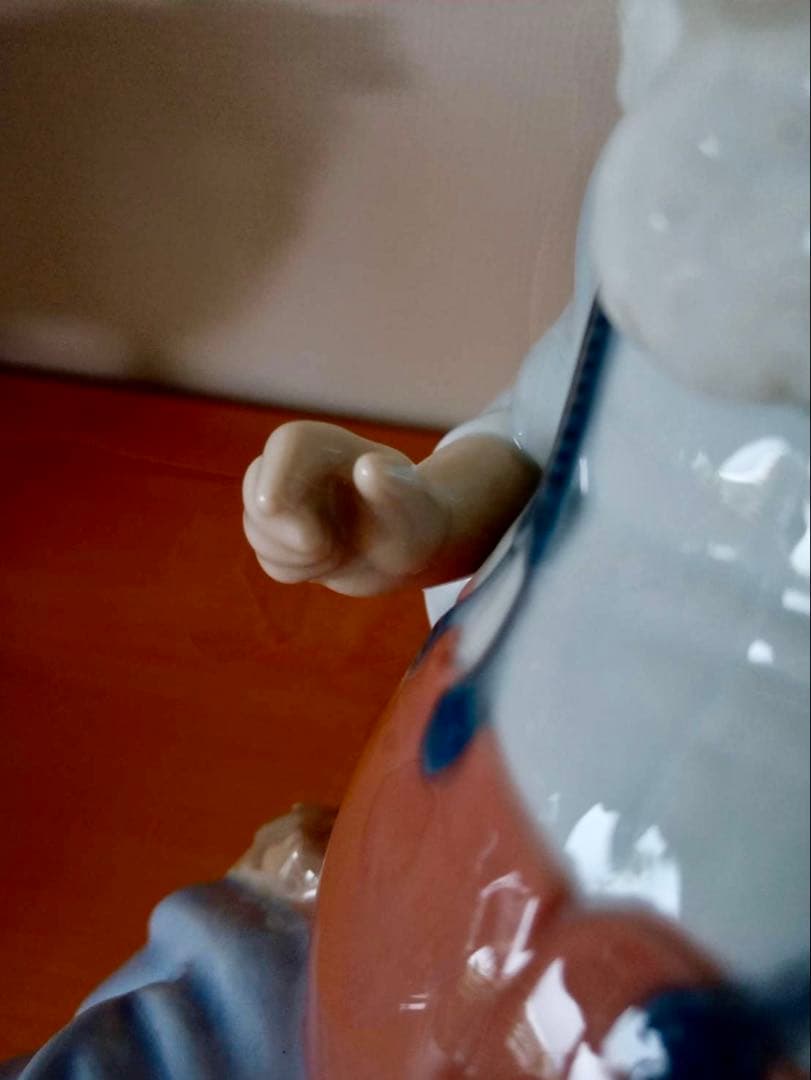 リヤドロ　クリスマス　サンタクロース　テディーベア　フィギュリン　陶器　人形