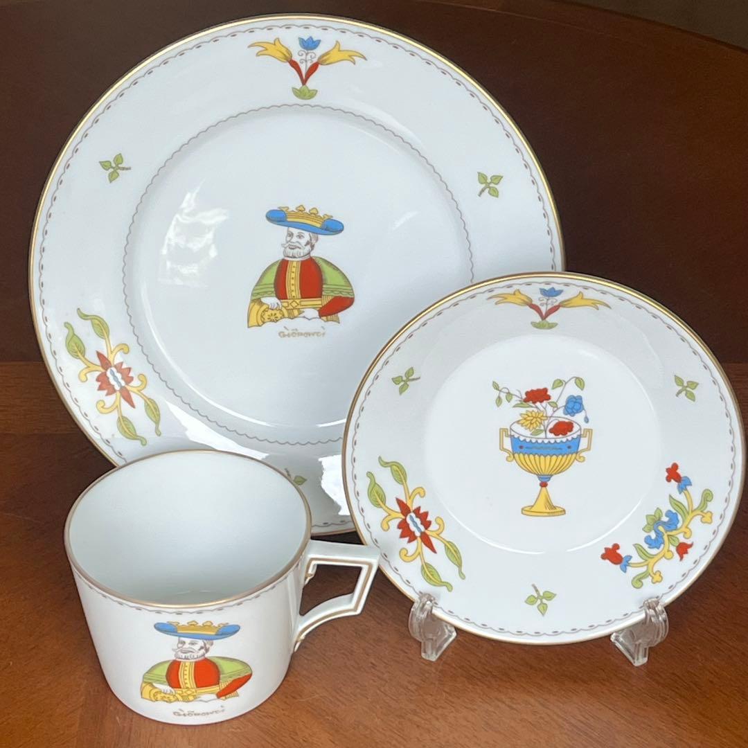 【希少品】リチャードジノリ★タロットシリーズ　金貨★トリオ