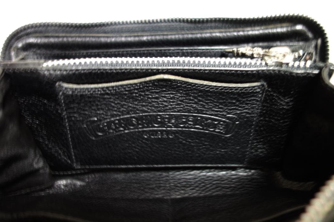 クロムハーツ REC F ジップ #2 プレーン スクロールラベル ウォレット