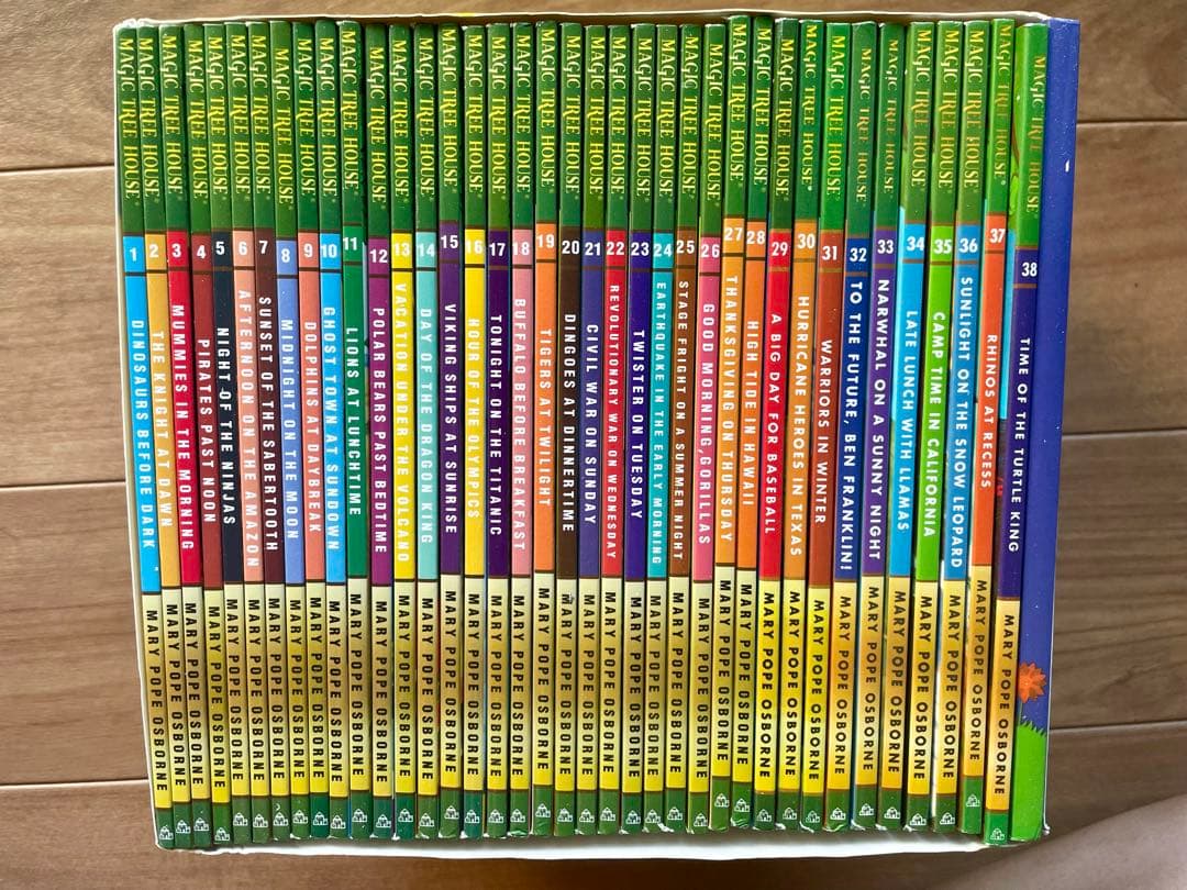 新品Magic Tree Houseシリーズ1 -2英語絵本65冊