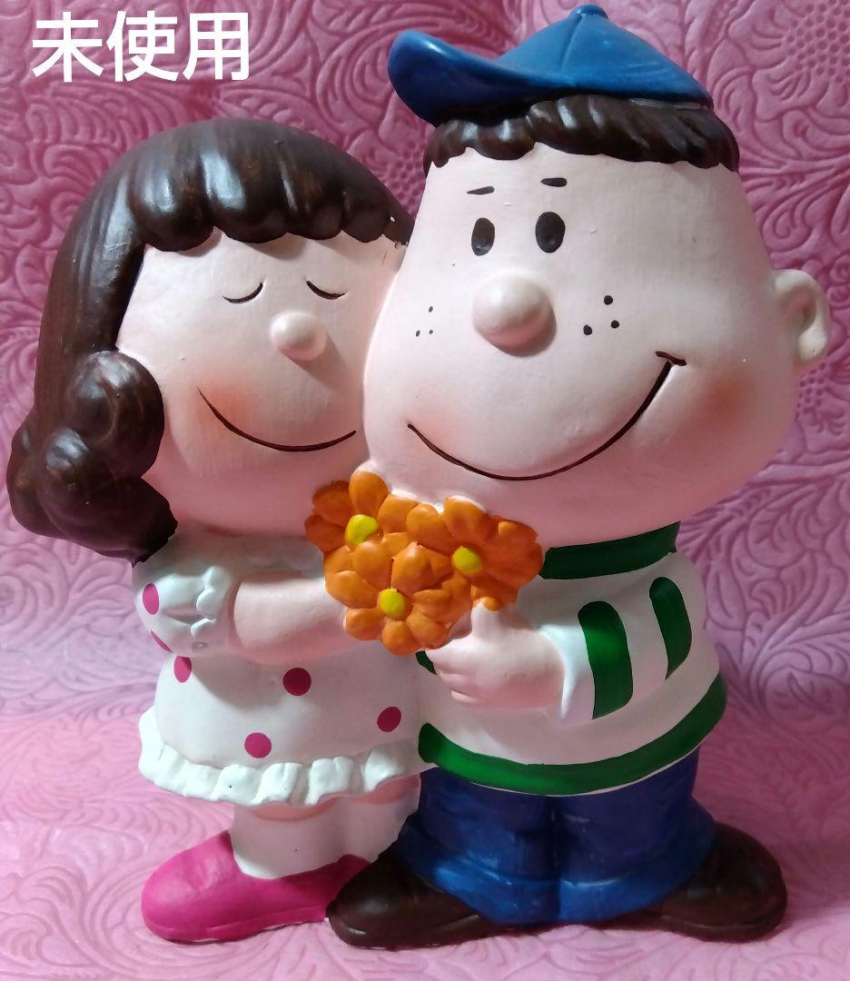 【昭和レトロ】未使用♥ほのぼの君&おとめちゃん貯金箱（日本製）…佃公彦 貯金箱