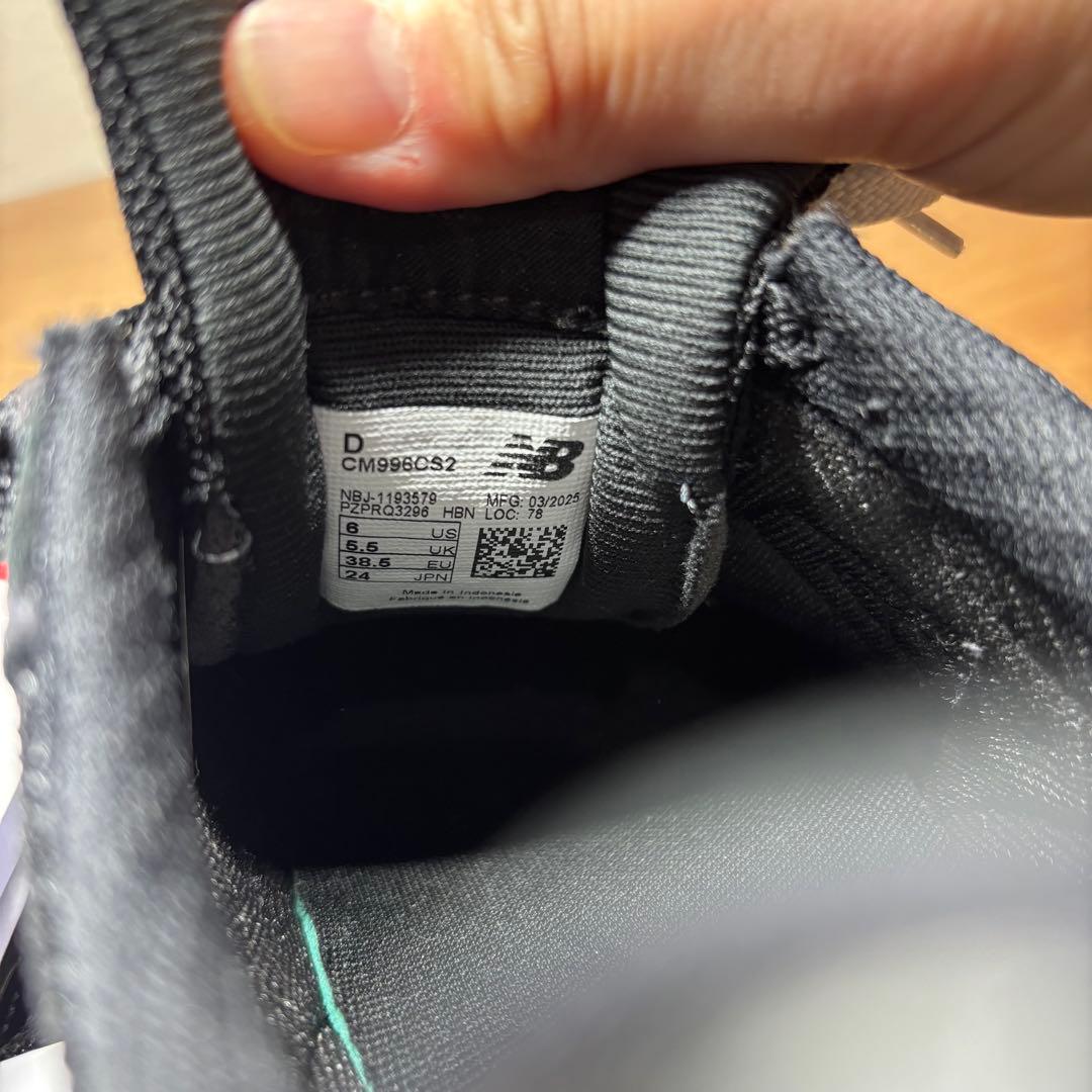 【新品未使用】ニューバランス　CM996CS2 ブラック　24cm