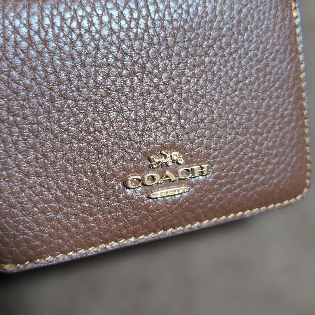 訳あり　COACH　三つ折り財布　新品未使用