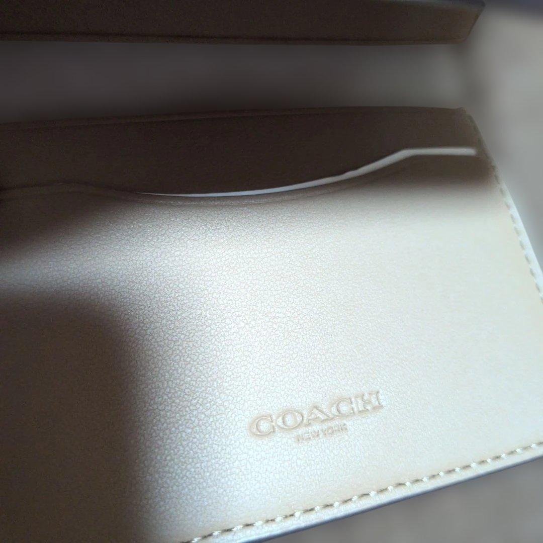 訳あり　COACH　三つ折り財布　新品未使用
