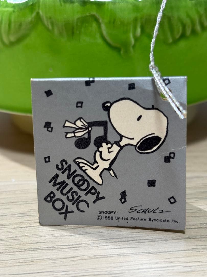 PEANUTS スヌーピー オルゴール 陶器　ヴィンテージ　snoopy