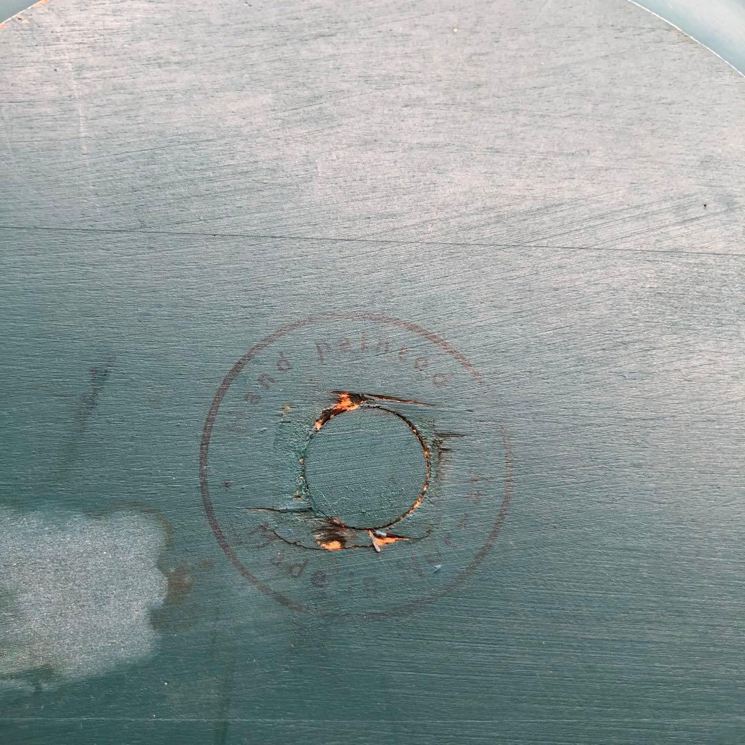 ノルウェー伝統装飾様式ローズマリングフラワー手描き飾り皿プレート民芸品２点セット