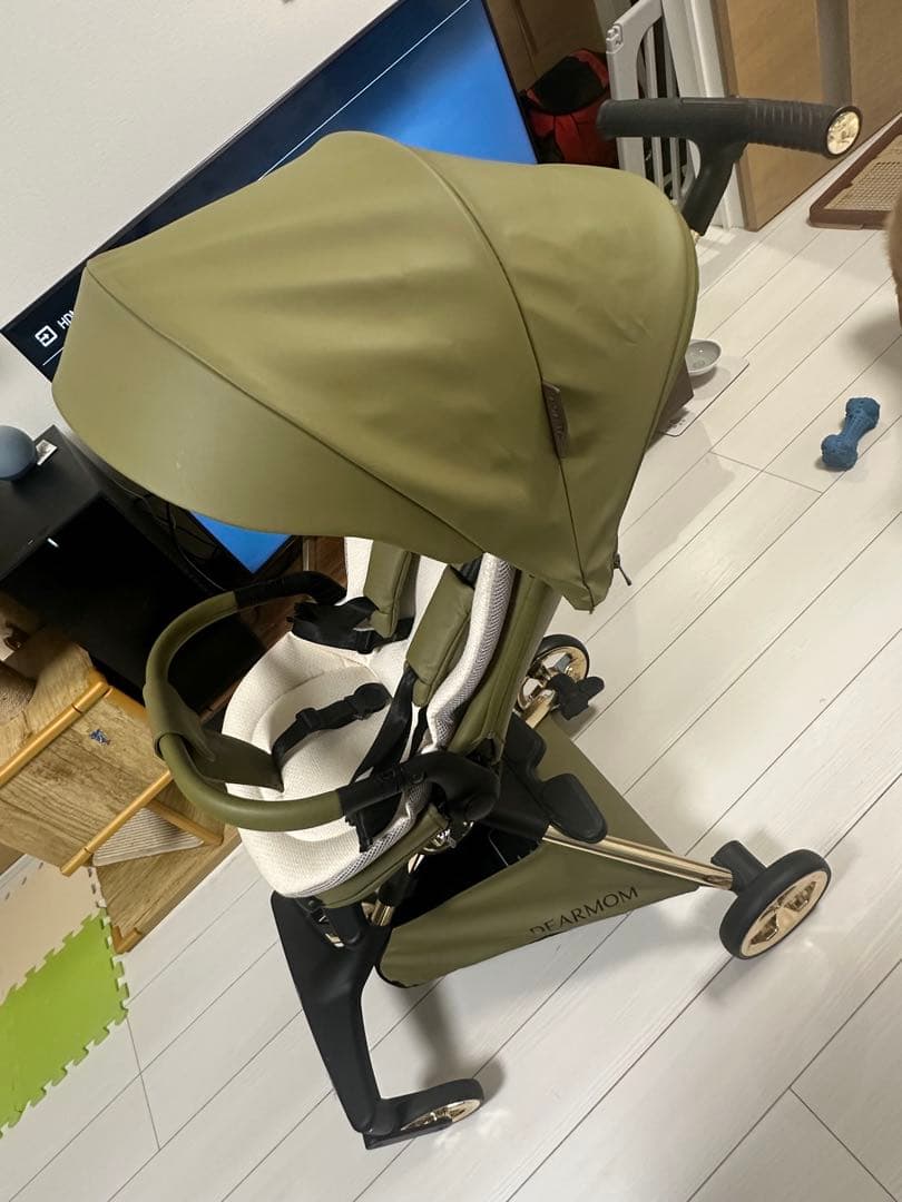 プ*P様 【ほぼ新品】ハイシートベビーカー、スーグリーンカラー