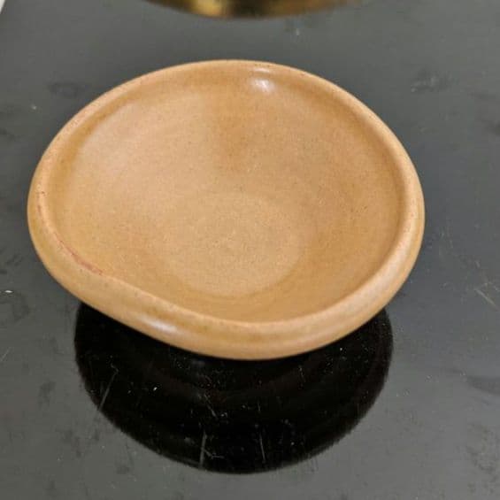 京焼清水焼　７世高橋道八　色絵独楽の図向付(5客)黄瀬戸釉小猪口(5客)　未使用
