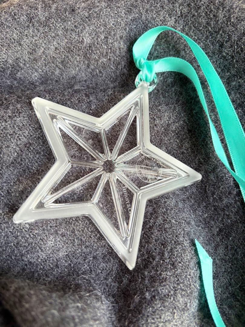 Tiffany & Co. クリスタル星型オーナメント