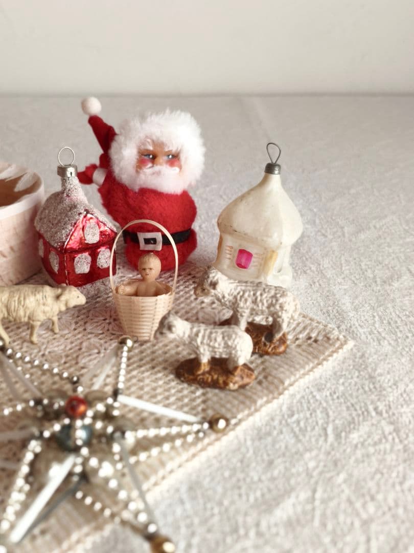 【ひまわり さま】vintage ornament ❀ かわいい 赤いおうち