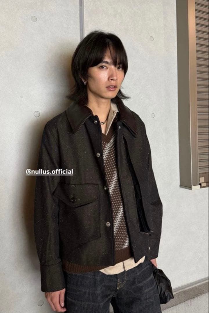 ジャケット・アウター FW2025 NULLUS PEELED OFF JACKET GREY 1