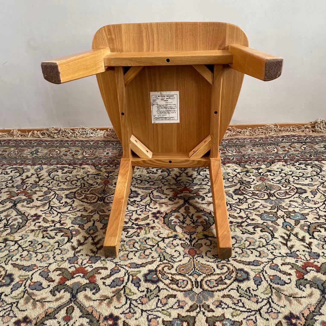 【美品】酒井製作所　ダイニングチェア　天然木　②
