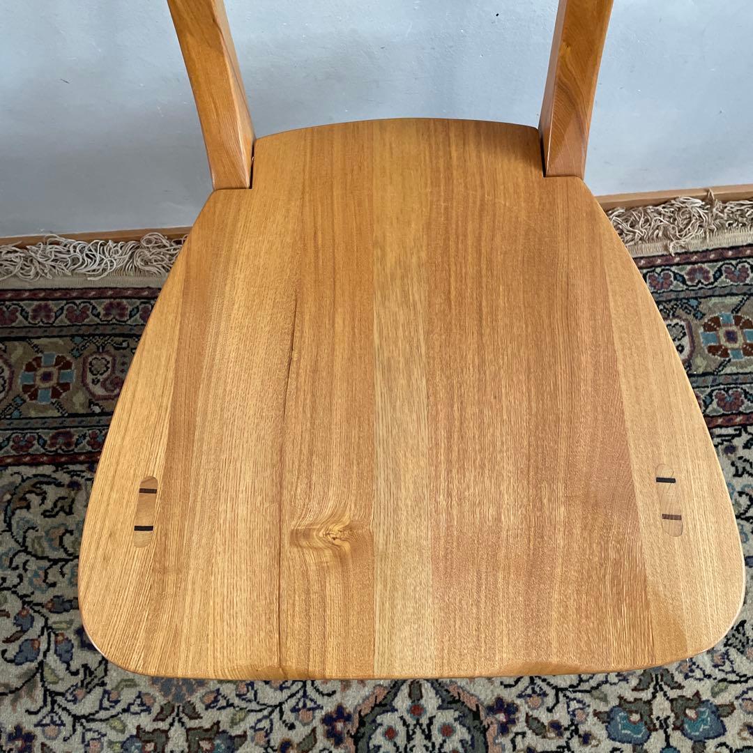 【美品】酒井製作所　ダイニングチェア　天然木　②