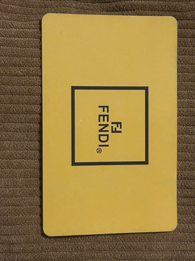 FERDI 幾何学模様 長財布 グレー/黒/黄色
