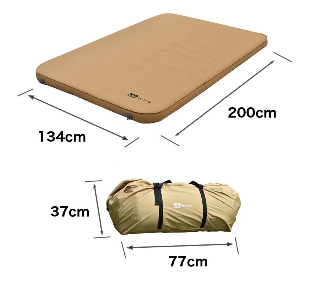 WAQ / RELAXING CAMP MAT （ダブルサイズ：Black）