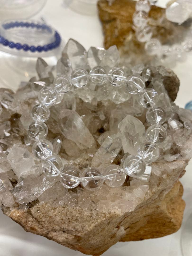 ブレスレット　アイリスクォーツ10mm