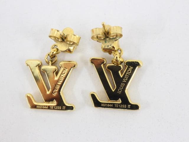 ◇Louis Vuitton ピアス レディLV ロゴピアス M01844