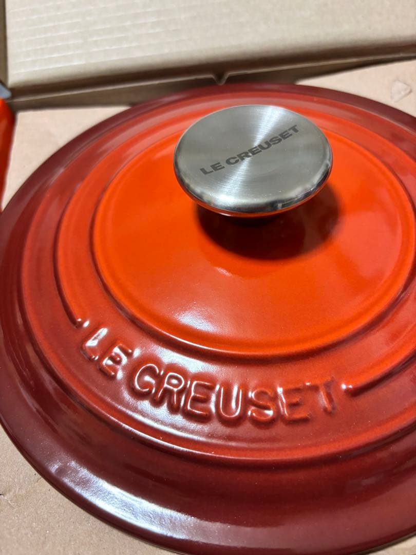 ルクルーゼ　ココット・ロンド 20cm カイエン　新品未使用品
