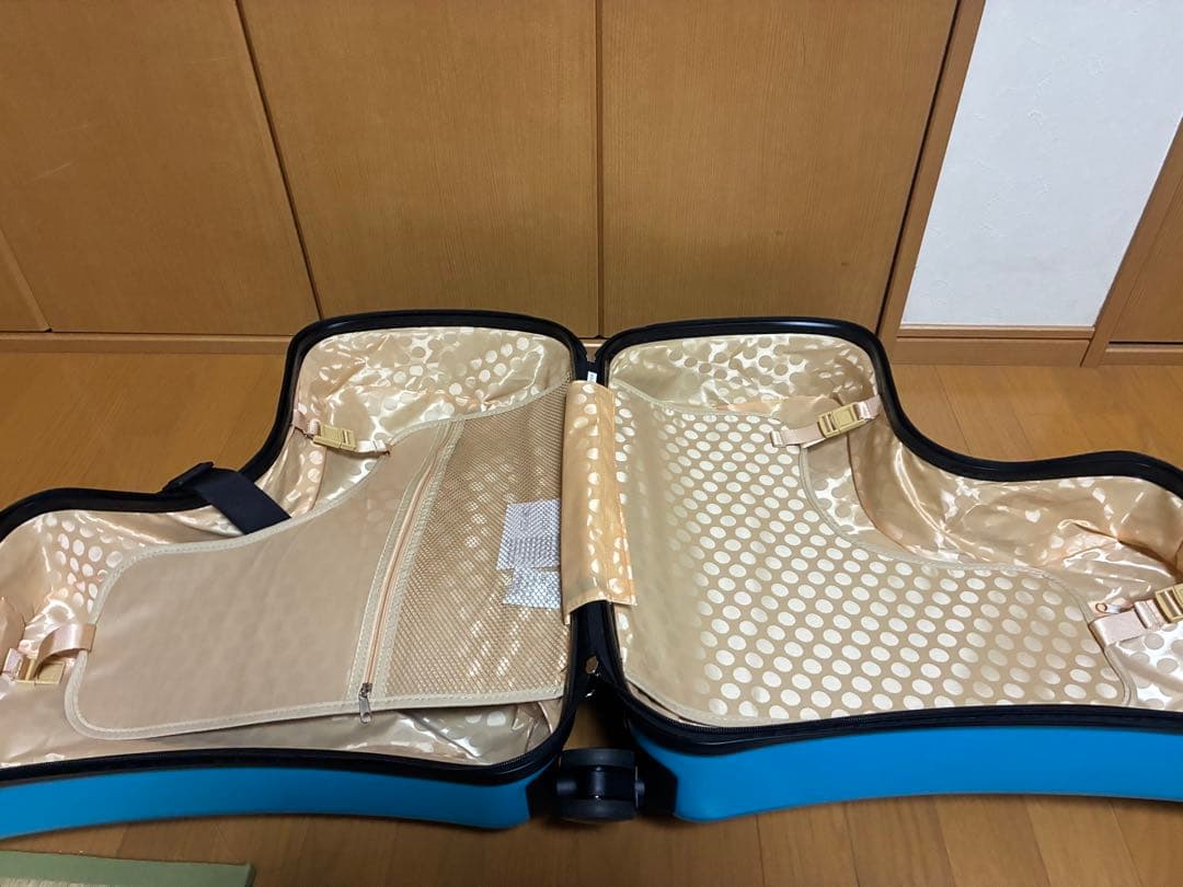 Homraku子供用乗れるキッズキャリートランク　新品　未使用水色