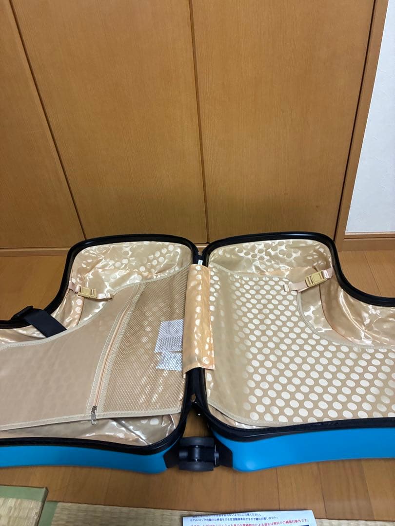 Homraku子供用乗れるキッズキャリートランク　新品　未使用水色