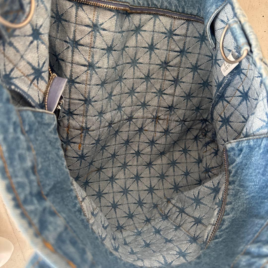 バッグ bott 25ss Sparkle Monogram Denim Totebag