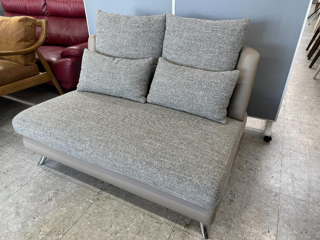 アルモニア　2人掛けソファ　Bella Curva K012 コンパクト　グレー