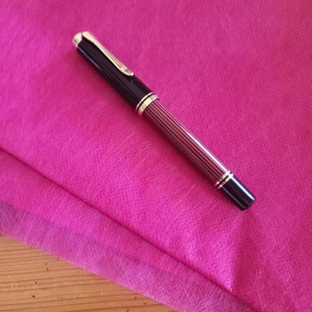 ペリカンM400　フルハルター森山氏調整（B→M） ボルドー（新同品）