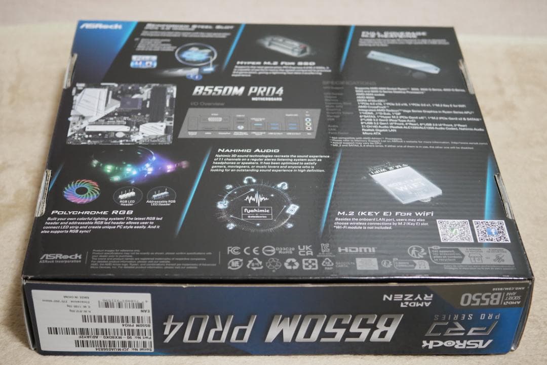 ASRock B550M PRO4 マザーボード