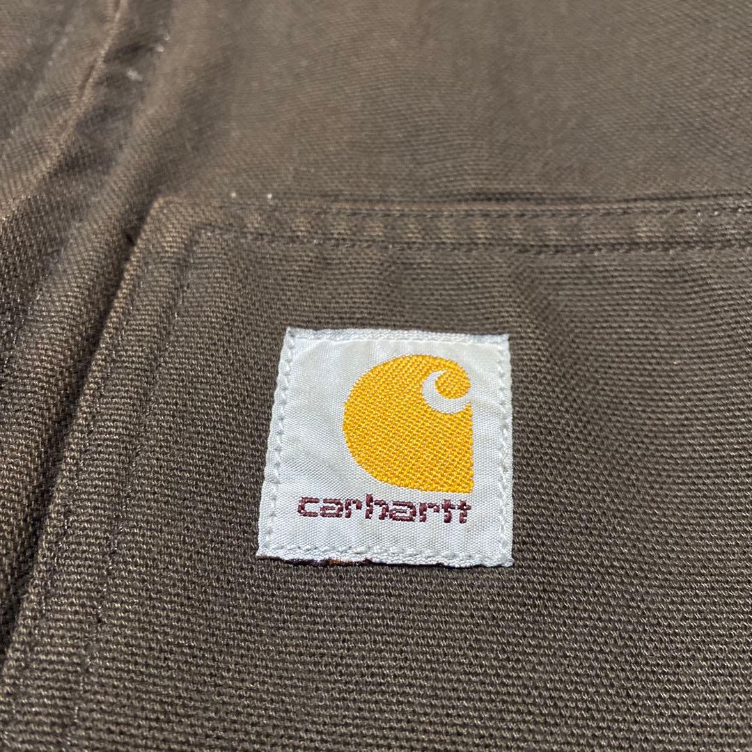 ✨希少✨Carhartt ダークブラウン フード付きジャンパー