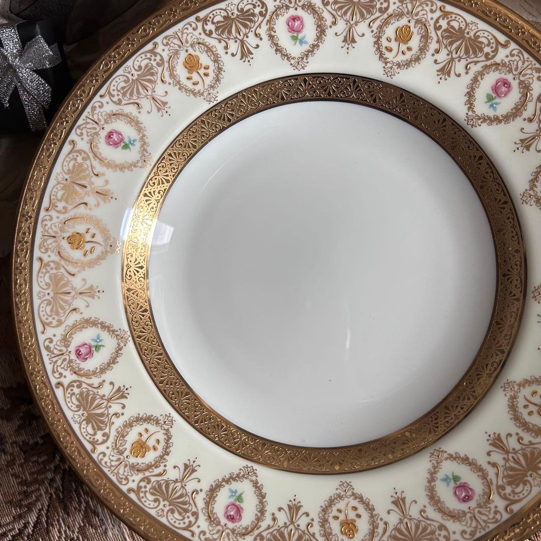 フランス製　Limoges Haviland リム付きディープディッシュ