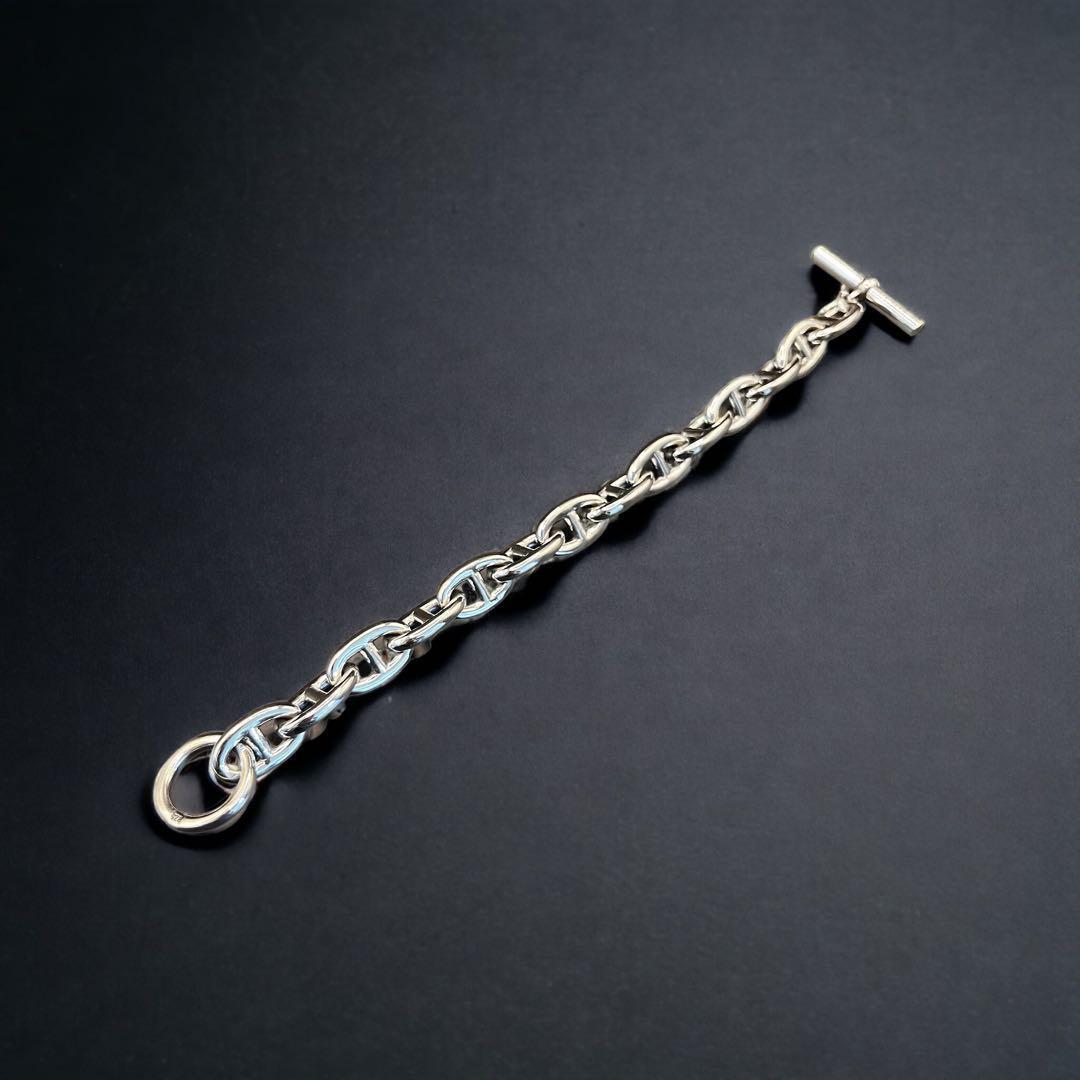 あ*き様 シルバー925 アンカーチェーン 特大 GMサイズ 14コマ ブレスレ