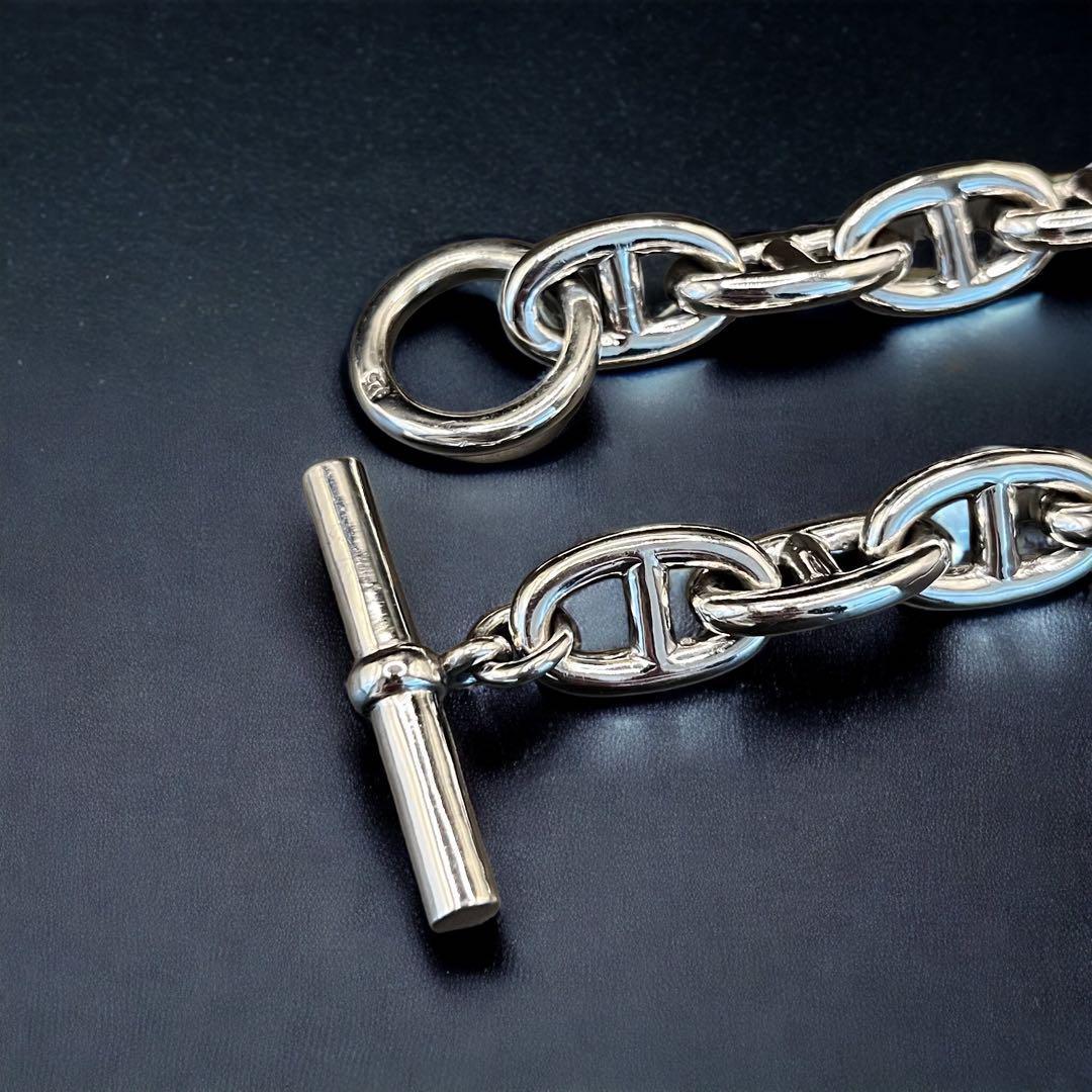 あ*き様 シルバー925 アンカーチェーン 特大 GMサイズ 14コマ ブレスレ