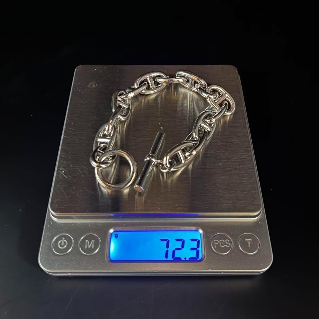 あ*き様 シルバー925 アンカーチェーン 特大 GMサイズ 14コマ ブレスレ