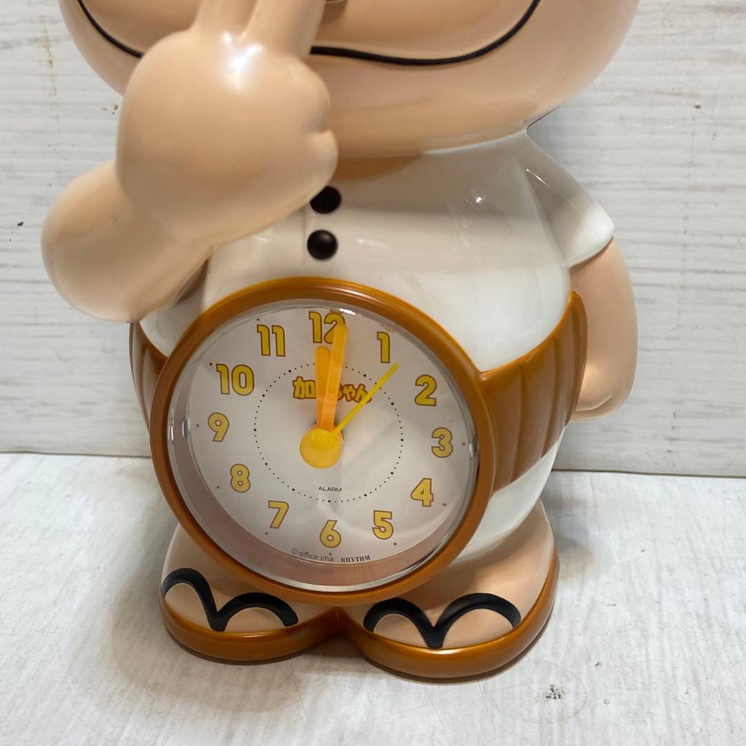 美品⭐️加トちゃん　ドリフターズ加藤茶　目覚まし時計　昭和レトロ