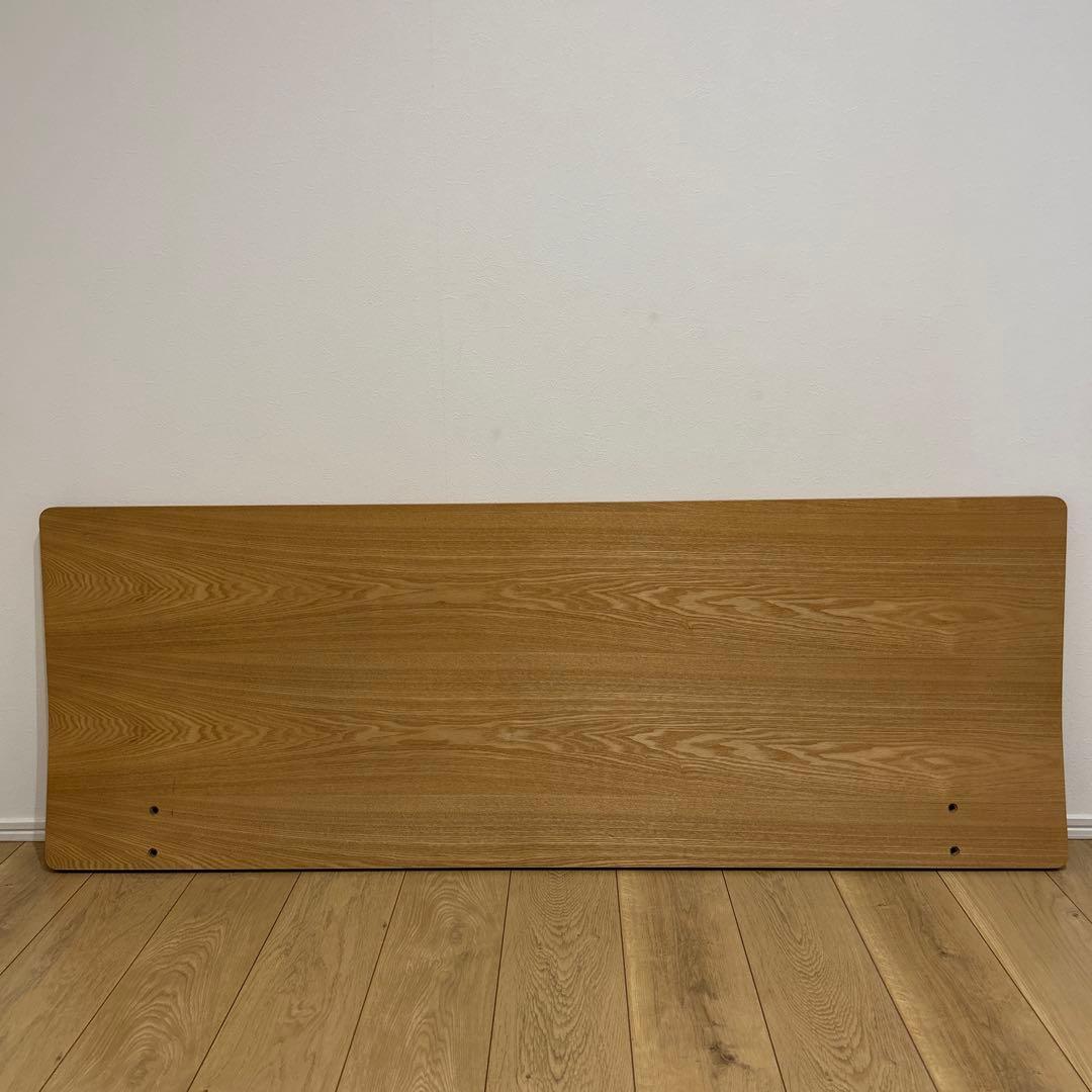 無印良品　木製ベッドフレーム用旧型ヘッドボード　オーク材　ダブル