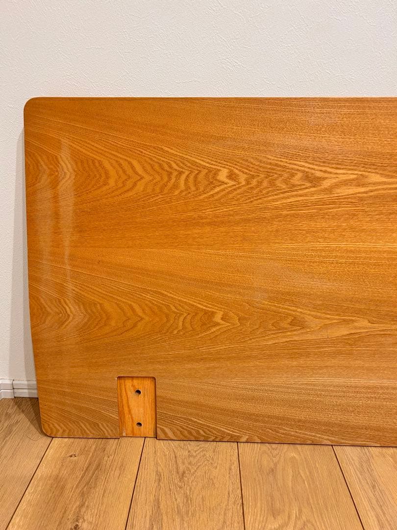無印良品　木製ベッドフレーム用旧型ヘッドボード　オーク材　ダブル
