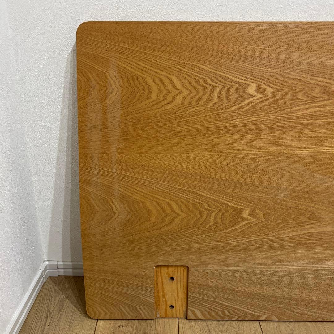 無印良品　木製ベッドフレーム用旧型ヘッドボード　オーク材　ダブル