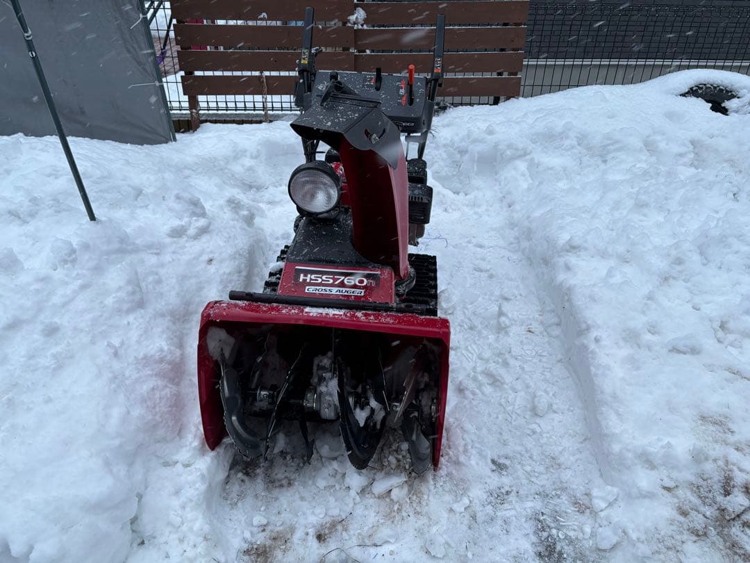 Honda HSS760n jx クロスオーガ　除雪機