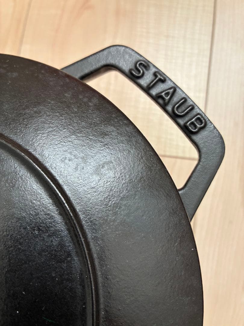 STAUB 鋳鉄ワナベ ブラック M 18cmホーロー 鍋 炊飯 2合