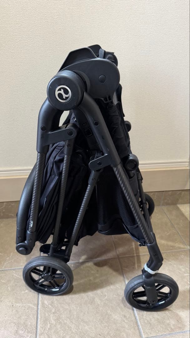 【美品】サイベックス　ベビーカー　メリオ　カーボン　ブラック