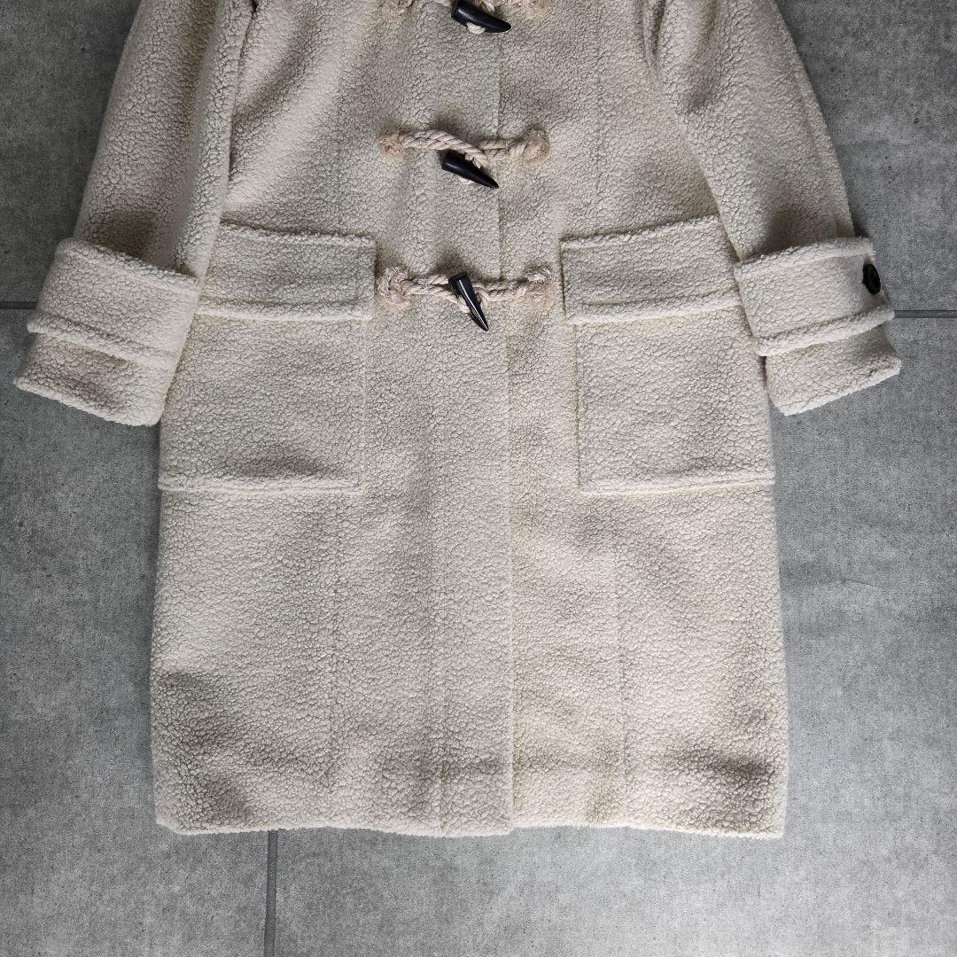 美品 GRACE CONTINENTAL ボアダッフルコート リアルファー