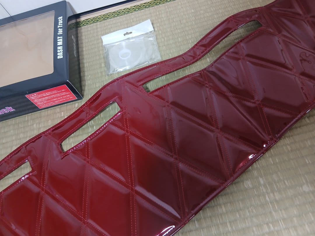 ✨新品　07エルフ　標準　ローキャブ　ダッシュマット　デコトラ　真月光　ワイン✨